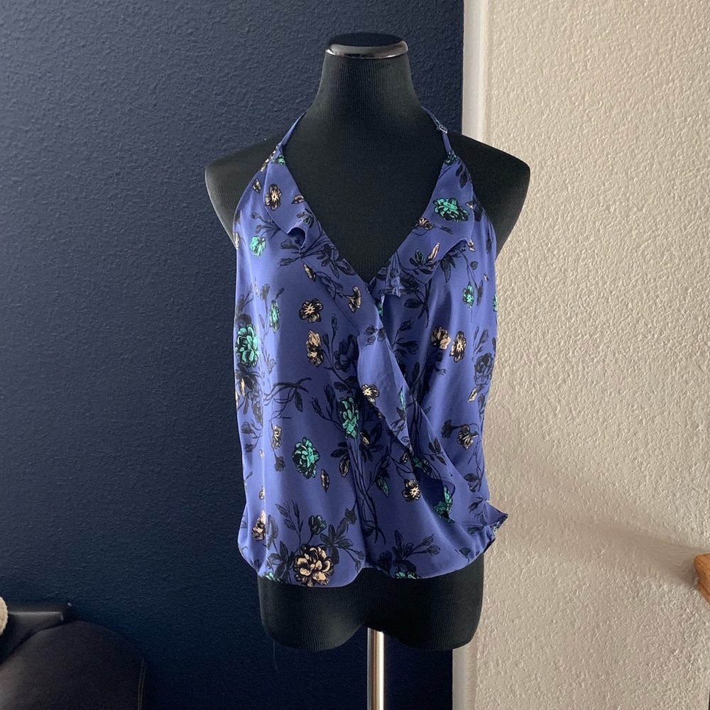 ASTR Ruffle Halter Top